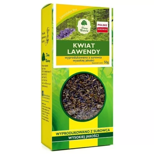 Kwiat lawendy, 50 g. Dary Natury