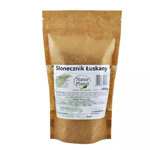 Słonecznik Łuskany, 250 g. Natur Planet.