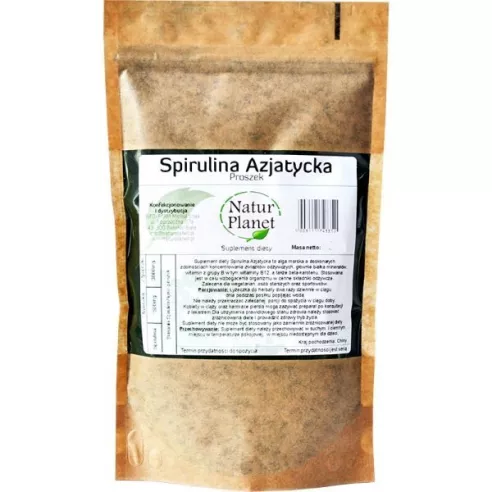 Spirulina Azjatycka Proszek, 100 g. Natur Planet.