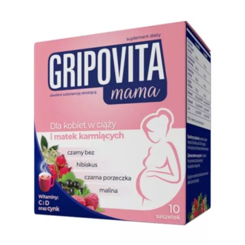 Grinovita MAMA, 10 saszetek. Zmiana nazwy z Gripovita!