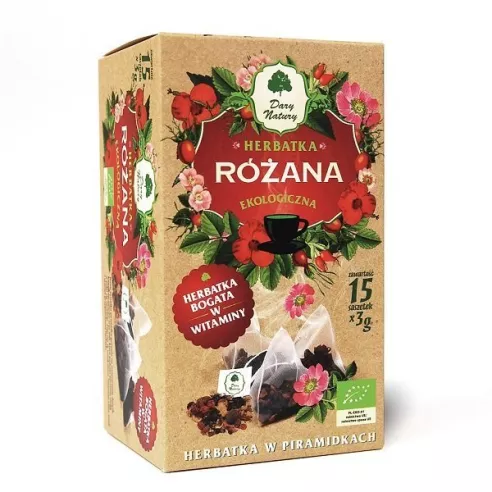 Różana FIX w piramidkach, 15 x 3 g. Dary Natury