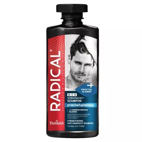 Radical Men, SZAMPON przeciwłupieżowy, wzmacniający 400 ml.