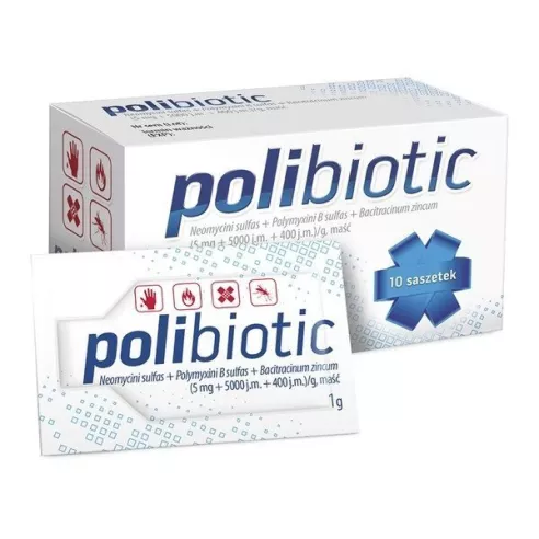 Polibiotic MAŚĆ,  10 saszetek.