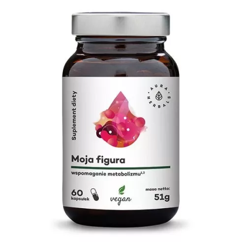 Moja Figura, Wspomaganie Metabolizmu, 60 kapsułek. Aura Herbals