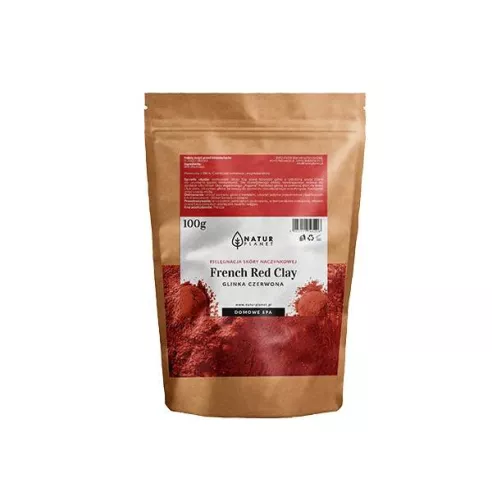 Glinka CZERWONA organiczna, 100 g. Natur Planet.