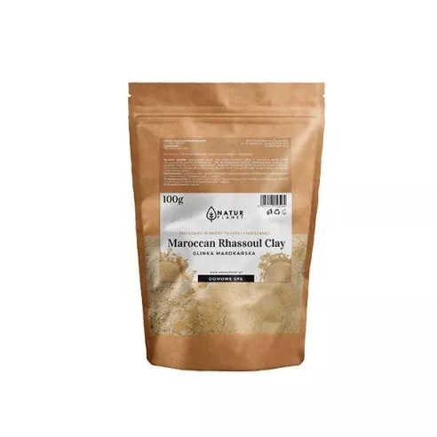 Glinka ghassoul organiczna, 100 g. Natur Planet.