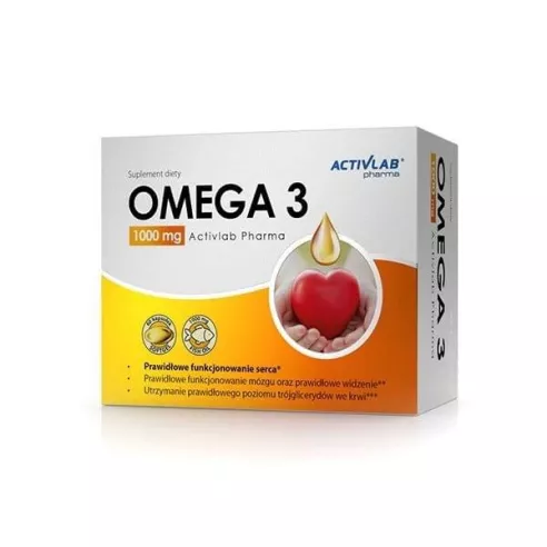 Omega-3 1000 mg. 60 kapsułek. ActivLab