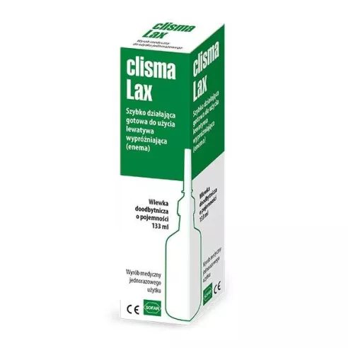 Clisma Lax, Wlewka doodbytnicza, 133 ml.