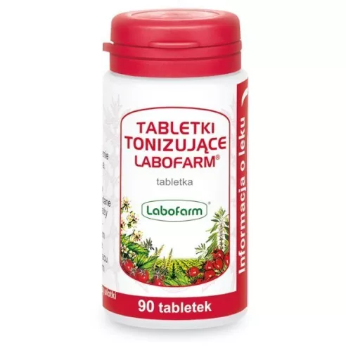 Tabletki tonizujące - Wspomagają prace serca, 90 tabletek.(Labofarm)