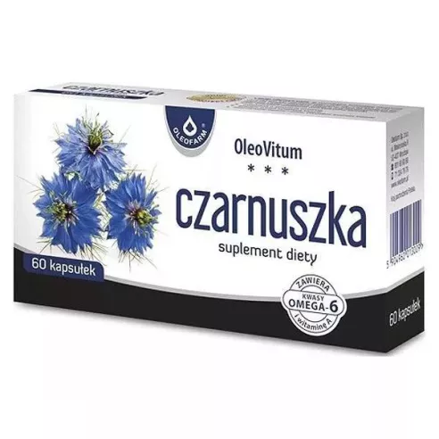 Czarnuszka OleoVitum, 60 kapsułek. Oleofarm