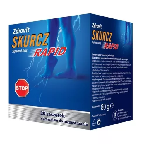 Zdrovit Skurcz RAPID, 20 saszetek.