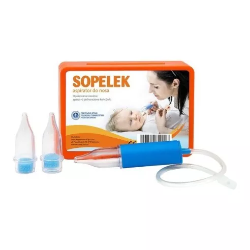 Sopelek  - ASPIRATOR do nosa dla maluszka, 1 szt.