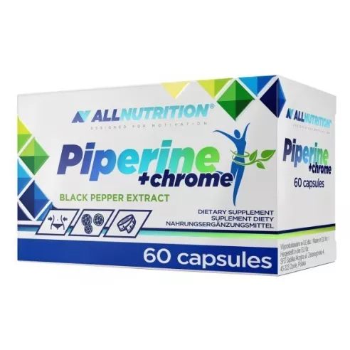 Piperine + Chrome, 60 kapsułek. Allnutrition