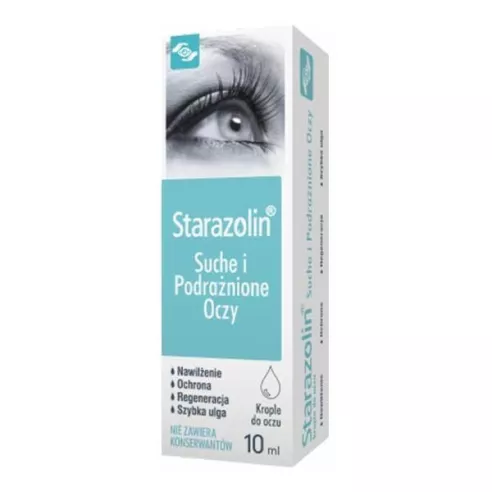 Starazolin Suche i Podrażnione oczy KROPLE, 10 ml.