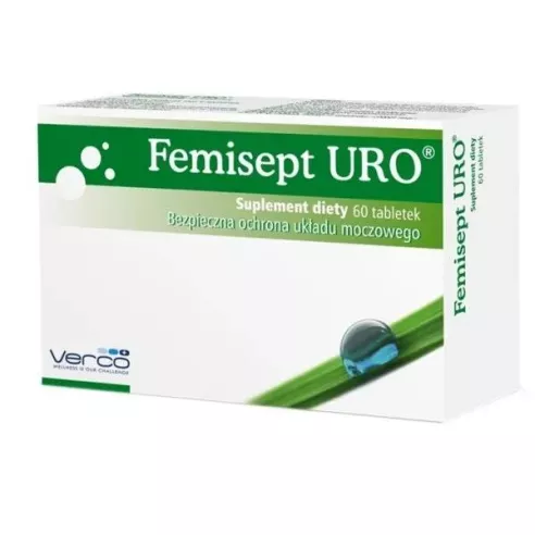 Femisept URO, 60 tabletek. Verco