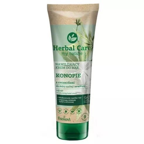 Farmona Herbal Care, KREM do rąk Konopie 100 ml.