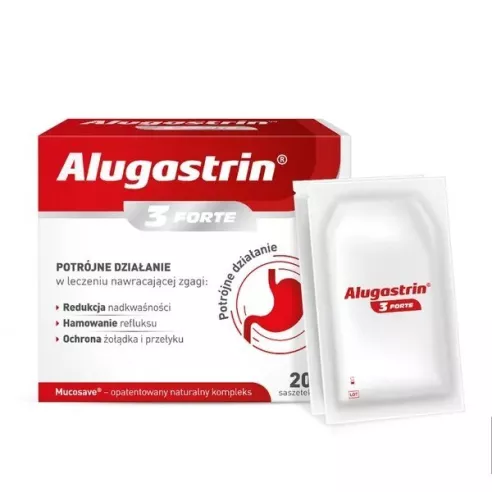 Alugastrin 3 FORTE, 20 saszetek.