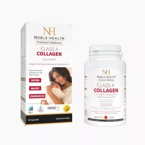 Class A Collagen dla Mamy, 90 tabletek. Noble Health