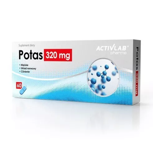 Potas 320 mg. 60 kapsułek. ActivLab