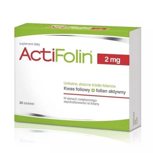 ActiFolin 2 mg. 30 tabletek.