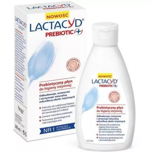 Lactacyd Prebiotyk Plus, PŁYN do higieny intymnej, 200 ml.