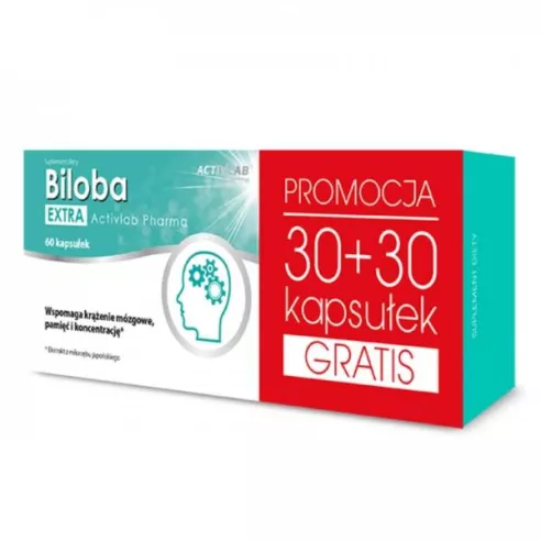 Biloba EXTRA, 60 kapsułek. ActivLab