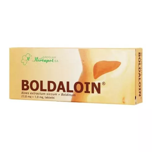 Boldaloin, 30 tabletek. Herbapol