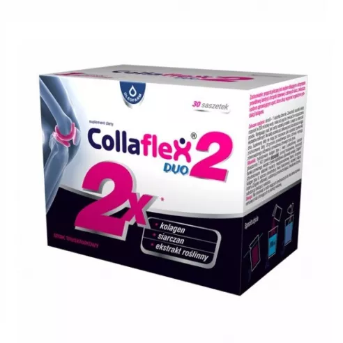 Collaflex DUO 2, 30 saszetek Truskawkowy