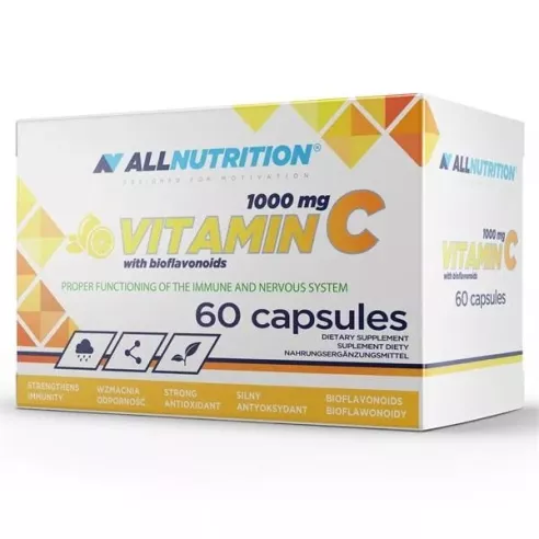 Vitamin C 1000 mg, 60 kapsułek. Allnutrition