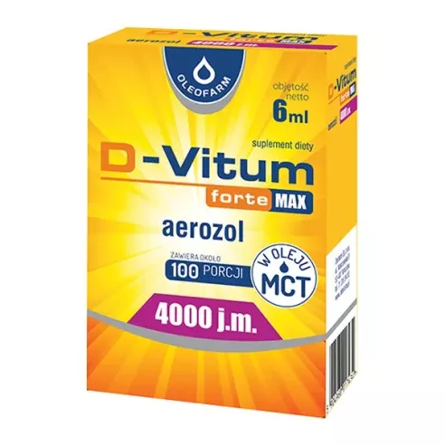 D-Vitum Forte MAX AEROZOL 4000 j.m.  6 ml. Oleofarm