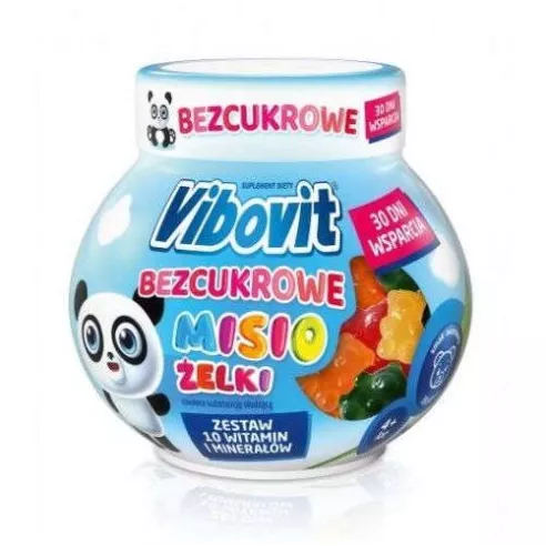 Vibovit Bezcukrowe Misio Żelki, 30 sztuk. TEVA