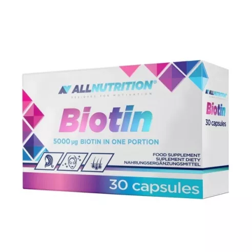 Biotin 5000.  30 kapsułek. Allnutrition