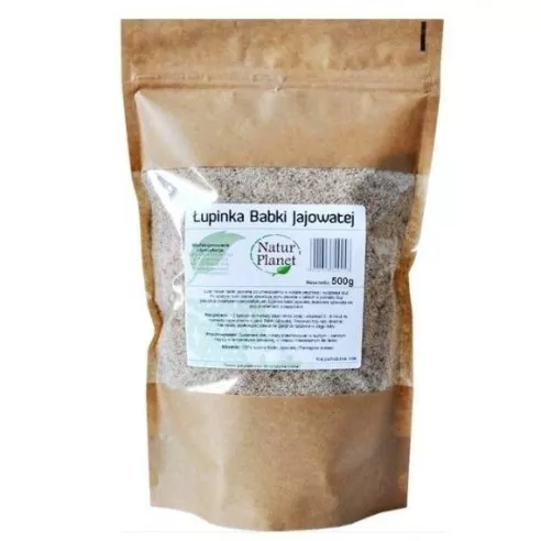 Łupina Babki jajowatej, 500 g. Natur Planet