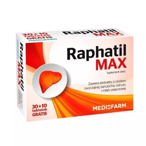 Raphatil MAX, 40 tabletek. Medifar