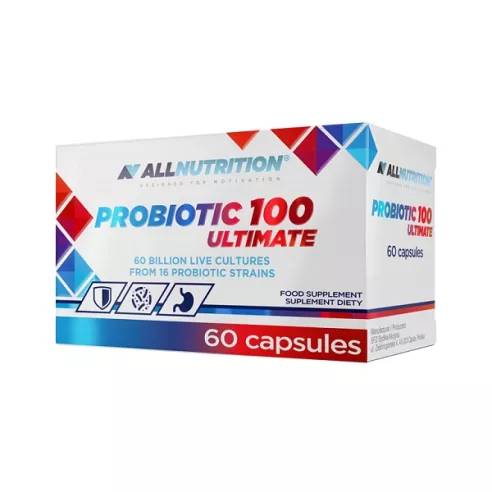 Probiotic 100 Ultimate, 60 kapsułek. AllNutrition