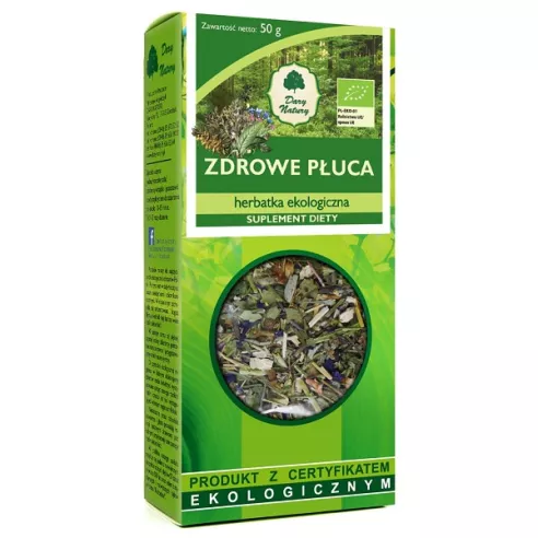 Zdrowe Płuca, EKO, 50 g. Dary Natury