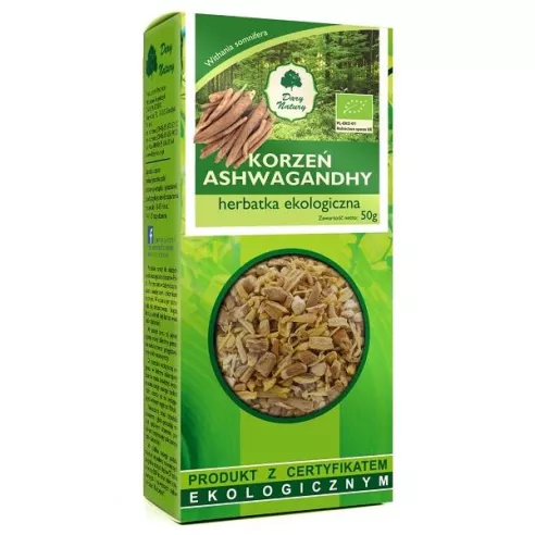 Korzeń Ashwagandhy, Ashwagandha EKO, 50 g. Dary Natury