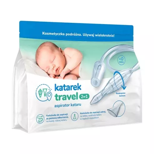 Katarek Travel 2w1, aspirator, 1 szt.