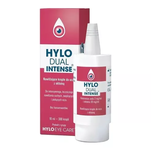 Hylo-Dual Intense KROPLE, 10 ml.