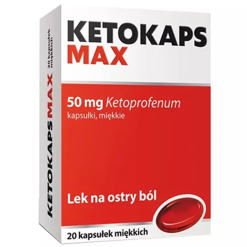 Ketokaps MAX, 20 kapsułek miękkich. Hasco