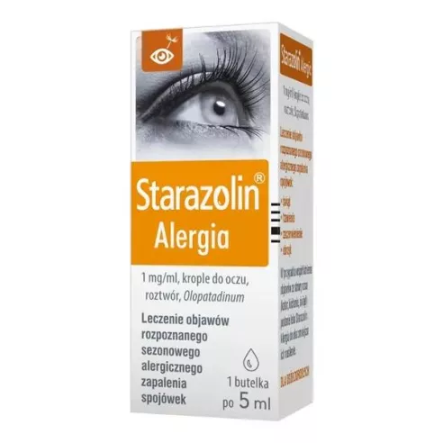 Starazolin Alergia KROPLE, 5 ml. Polfa