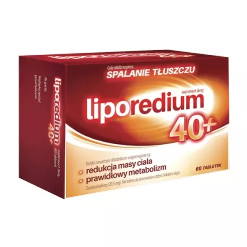 Liporedium 40+, 60 tabletek.