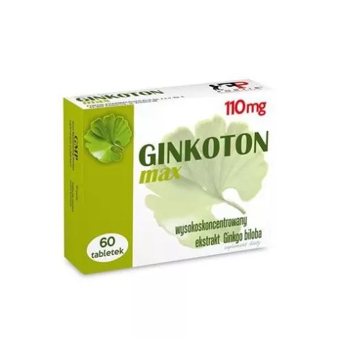 Ginkoton MAX 110 mg. 60 tabletek. Fortis