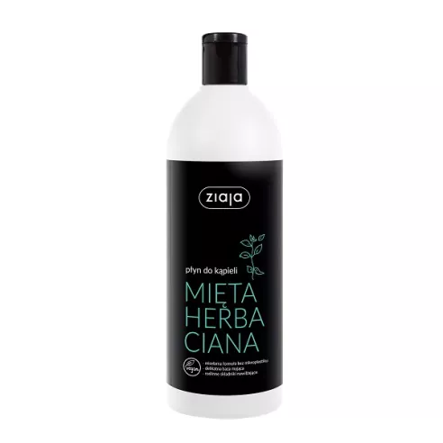 Ziaja Naturalnie pod prysznic i do Kąpieli, PŁYN mięta herbaciana, 500 ml.