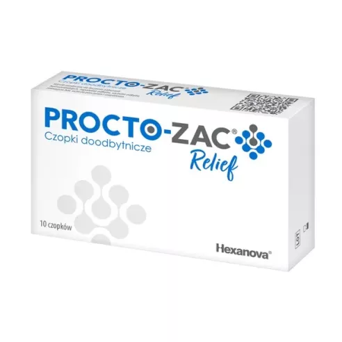 Procto-Zac, Czopki doodbytnicze, 10 sztuk. 