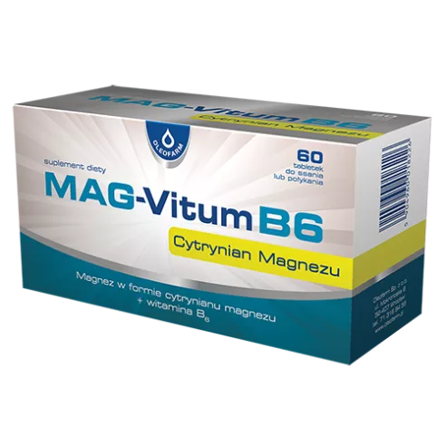 MAG-Vitum B6, 60 tabletek. Oleofarm