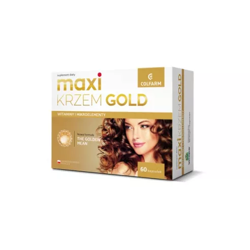 Maxi Krzem GOLD, 60 kapsułek. Colfarm