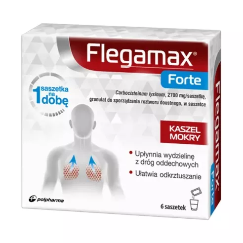 Flegamax FORTE, 6 saszetek. Polpharma