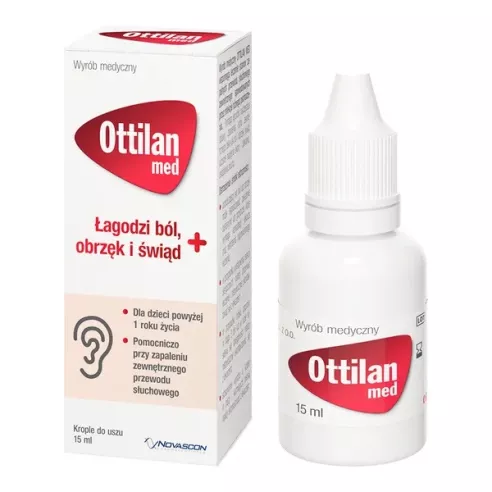 Ottilan MED Krople do uszu, 15 ml.