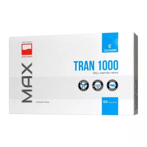 MAX Tran 1000, 60 kapsułek. Colfarm